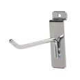thumbnail image 1 of SSWBasics 4 inch Chrome Peg Hook for Slatwall (Slatwall Hooks) - 50 Pack, 1 of 3