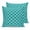 Teal Green, variant on 26x26 Pillow Covers Set of 2, Brown Moroccon Square Throw Pillow Covers for Couch/Sofa/Living Room, Retro Country Minimalist Abstract Motifs Decorative Soft Pillowcases for Couch Throw Pillows