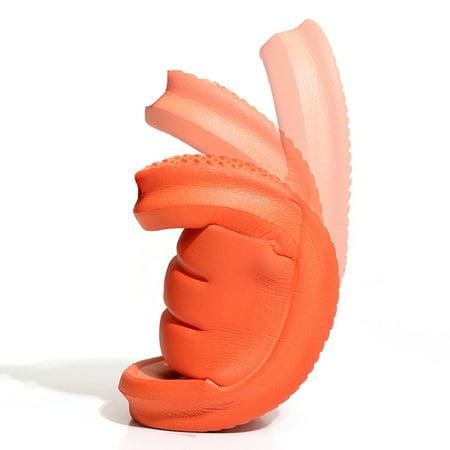 

Cloud Slippers For Women And Men Super Soft Comfy Thick Sole Home House Cloud Cushion Slide Sandals Orange 36/37