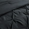 Cozy Comfort Black Twin Comforter Set Kids 5 Pieces Bed in a bag with