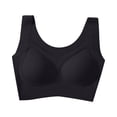 thumbnail image 3 of Liuchenyi Underoutfit Bras for Women Jelly Bras for Women No Underwire Comfort Wireless Push Up Bras Seamless Scalloped Lift Everyday Bralettes Black, 3 of 5