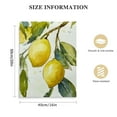 thumbnail image 2 of Awypu Lemon Painting Watercolor Print Botanical Art Print Kitchen Wall Decor Poster Yellow Green Wall Art Lemons Home Decor Vintage Sign Room Home Decor Signs, 2 of 5