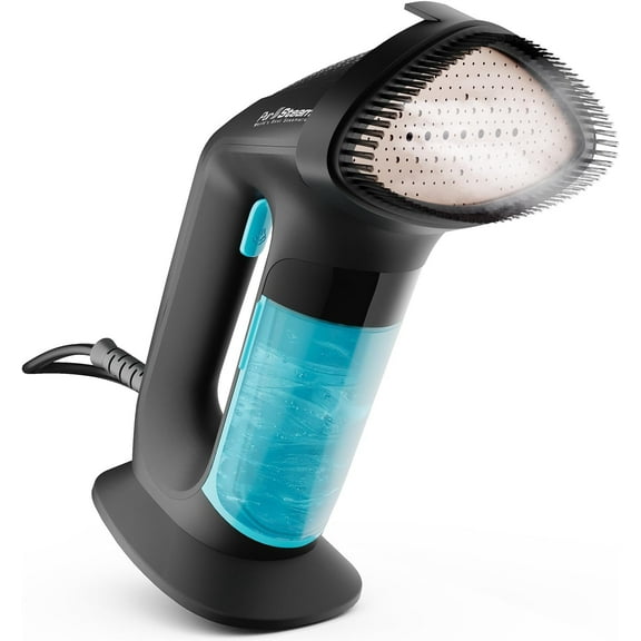 PurSteam SteamPulse Pro Handheld Steamer for Clothes, Portable Handheld Fabric and Garment Travel Steamer Iron Press Wrinkle Remover with Fabric Brush