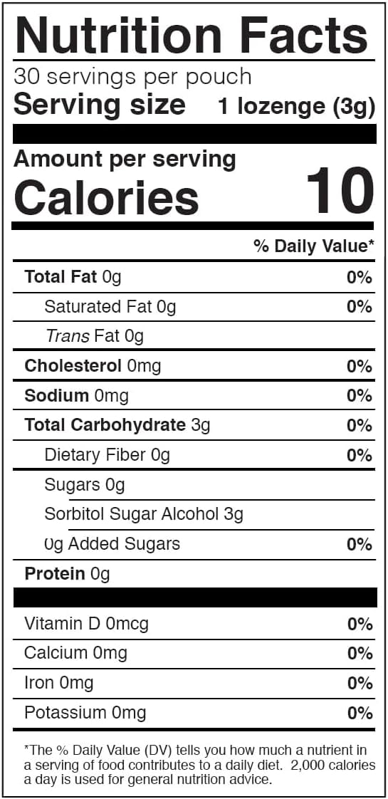 Cotton Mouth Lozenges Dry Mouth Relief Fruit Mix 3.3oz Bag (6 Bags)