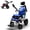 Blue, variant on Auto Reclining Electric Wheelchair, 350 lbs Weight Capacity, 19 Miles Battery Range, Electric Wheelchairs for Adults, US Based Support, Remote Controlled Lightweight Wheel Chair, IQ-9000 by Majestic