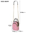 thumbnail image 2 of FORMRS Crossbody Bag for Women Quilted Travel Shoulder Cell Phone Purse with Chain Strap Handbag, Love Connection, 2 of 7