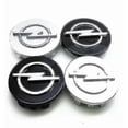thumbnail image 2 of 4pcs Opel 56mm 59mm 60mm 64mm 68mm Car Wheel Center Hub Caps Black Silver Rims Covers Auto Logo Badge Emblem Parts Accessories-Good, 2 of 5