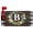 Wreath Monogram Letter B, variant on Wreath Monogram Letter U Mailbox Covers, Buffalo Plaid Outdoor Magnetic Mailbox Cover, 21 x 18 in Mail Box Covers for Garden Yard Decor