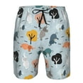 thumbnail image 4 of Naloa Elephant Tree Men's Beach Shorts, Surfing shorts, Swim trunks, Quick Dry Swim Trunks for Surfing Beach Fun - Small, 4 of 9