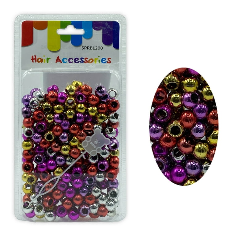 505 Pcs Hair Beads Set for Kid Hair Braids Including 200Pcs Plastic  Rondelle