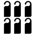 thumbnail image 1 of 6Pcs Creativo Mini pizarra de dos lados Perilla de la puerta Percha Etiquetas Pizarra Tablero de mensajes Hotel Signo Decoración Colgante, 1 of 4