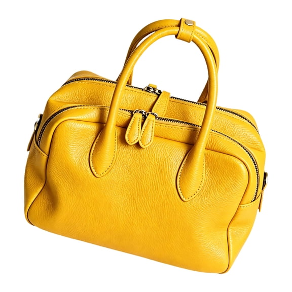 Women Leather Barrels Bags Small Hobos Top Handle Work Toted Satchel Handbags Shoulder Purses