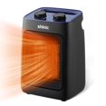 thumbnail image 1 of shinic - Calentador de espacio portátil con termostato, calentadores eléctricos de cerámica pequeños de 1500 W/750 W, calefacción rápida PTC y mini calentadores silenciosos para oficina, computadora, 1 of 5