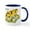 White/Navy Inside, variant on CafePress - Panamanian Golden Frog Mug - 11 oz Ceramic Mug - Novelty Coffee Tea Cup