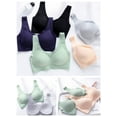 thumbnail image 2 of Women Soft Bra Thin Padded No Underwire Plus Size Bras, 2 of 8