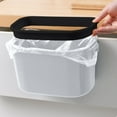 thumbnail image 6 of Vxdvou Cabinet Door Hanging Garbage Bin, Space-Saving Kitchen Trash Can with Fixing Ring, Multi-Purpose Waste Bin for Fruit Peelings, Office, Bathroom, and Kitchen Use, Flexible Installation Options, 6 of 6