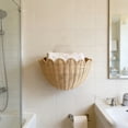 thumbnail image 7 of The Original Wall Hanging Scalloped Basket Hand Woven Wicker Wall Decor, 7 of 7