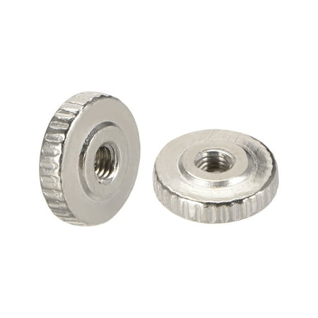 

Knurled Thumb Nuts M3 Female Threaded Thin Type Nickel Plating 20 Pcs