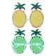 thumbnail image 1 of KAKOWELY 2 gafas de sol hawaianas con forma de piña, divertidas y novedosas gafas tropicales para luau, cumpleaños, bodas, fiestas de playa y verano, disfraces., 1 of 5