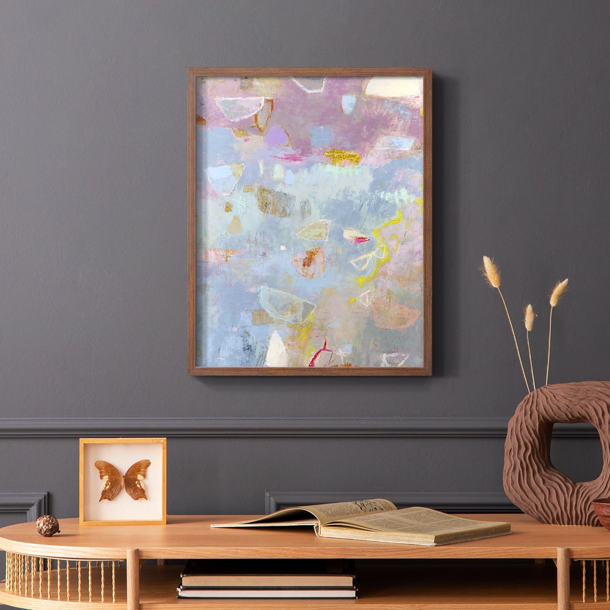 Whilst II Framed Print in Brown Solid Wood 8 x 10 Framed Print