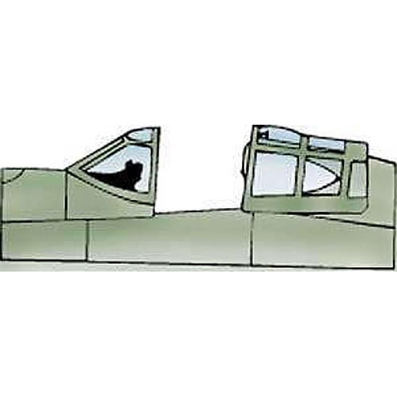 F4U -1 Corsair Birdcage Vacuform Canopy x2 for Hasegawa (1/72 model kit accessory)