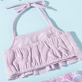 thumbnail image 6 of Kids Baby Girl Ruffle Top Bikini Set Mermaid Scale Swimwear Swimsuit Swimming Bathing Suit, 6 of 9