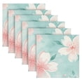 thumbnail image 3 of Iauyy Satin Napkins Set of 1- Flower Print DIY Printing Decoration Cloth Napkin- Easy Care for Home/Party, 3 of 8