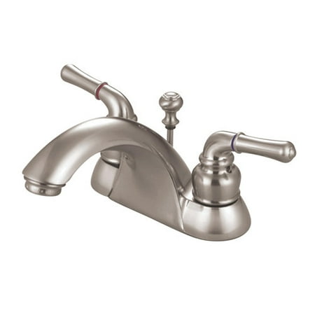 UPC 663370004384 product image for Kingston Brass KB262.B Naples Centerset Bathroom Faucet with Brass Pop-Up Drain | upcitemdb.com