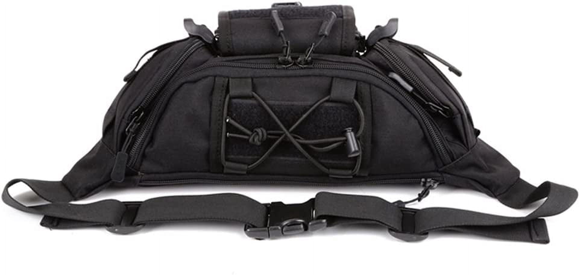 HMSHA Tactical Waist Pack Bag Military Fanny Packs WR Hip Belt Bag Pouch for Hiking Climbing Outdoor Bumbag