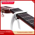 thumbnail image 1 of Durable Alloy Metal Capo for Classical & Folk Guitars - M-5-6 Model MC-5 Compact Transposition Clamp with Easy Tuning Adjustment, Portable Music Accessory for Enhanced Performance by Little Angel, 1 of 5