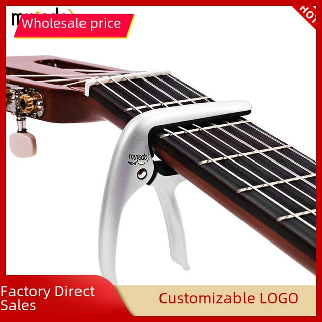 Durable Alloy Metal Capo for Classical & Folk Guitars - M-5-6 Model MC-5 Compact Transposition Clamp with Easy Tuning Adjustment, Portable Music Accessory for Enhanced Performance by Little Angel