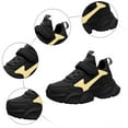 thumbnail image 7 of Zshosam Toddler Walking Shoes Toddler Shoes for Boys Little Kids Sneakers with Soft Sole Breathable Child Fashion Causal Running Shoes Size 2,(Gold Big Kids 2), 7 of 7