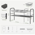 thumbnail image 3 of Organizador Debajo del Fregadero, 2 Niveles Organizador Expandible para Bajo Fregadero, Organizador de Cocina con 4 Paneles Metálicos Extraíbles y 4 cestas metálicas, Repisas Organizadoras (NE), 3 of 4