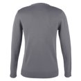 thumbnail image 2 of SOLS - Cárdigan con cuello en forma de V para mujer (Gris), 2 of 2