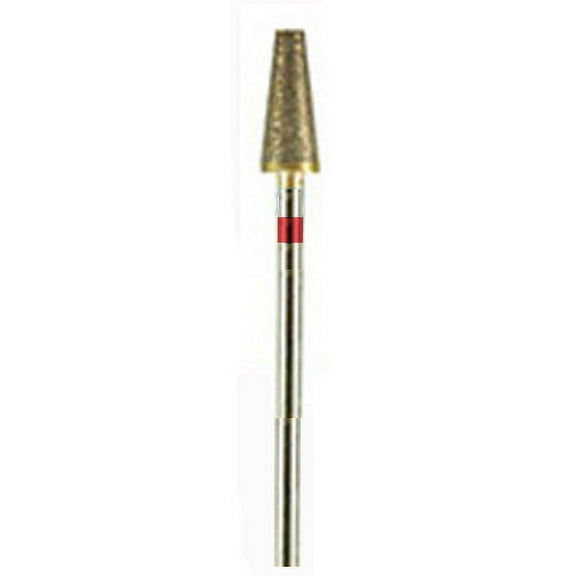 DIAMOND BUR, SINTERED, X-fine 600 grit 2.34mm mandrel(hp)Cone, flat top , 13mm x 5mm