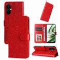 thumbnail image 1 of Funda tipo cartera GANGXUN para OnePlus Nord CE 3 , diseño girasol, cuero PU, soporte, cierre magnético, tarjetero, 1 of 5