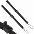 thumbnail image 1 of CHL-Wrist Lanyard Hand Strap, 2 Pieces Universal Wristlet Wristband with Adjustable Slider Lock Compatible with Wii Remote Controller Phone Camera Black, 1 of 4