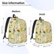 thumbnail image 2 of Balery Animal Tree Mochila Clásica Impresa Básica para Viaje, Mochila Escolar Resistente al Agua, Mochila de Lona con Correas Ajustables-Small, 2 of 5