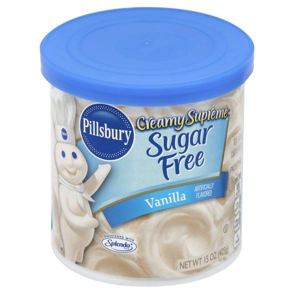 Pillsbury Creamy Supreme Sugar Free Vanilla Frosting, 15 oz Walmart