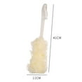 thumbnail image 4 of Shower Loofah Sponge Portable - 3PCS Bath Scrubber Loofah Body Puff with Handle, 4 of 10