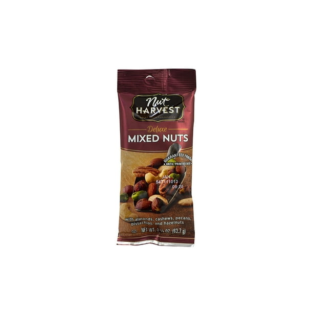 NUT HARVEST Deluxe Mixed Nuts, 2.25 oz, 8 Pack