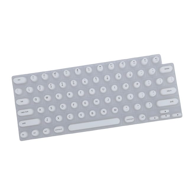 Keyboard Cover for Long Nails, Silicone Raised Keyboard Cover Protector for Nail Art, Comfortable Typing for Long Nails with Tower Shaped Design, Compatible with for OS X Laptop