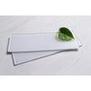 WS Tiles - Sample - Premium Series Individual 4" x 12" Textured Glass Subway Tile in White