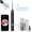 Black, variant on VIIWII Ear Wax Removal Kit with Camera, 1080P HD Wireless Otoscope Ear Cleaner with LED Light & 6 Ear Spoons, Earwax Removal Tool for iPhone & Android