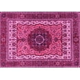 thumbnail image 1 of Ahgly Company Indoor Rectangle Abstract Pink Modern Area Rugs, 7' x 9', 1 of 4