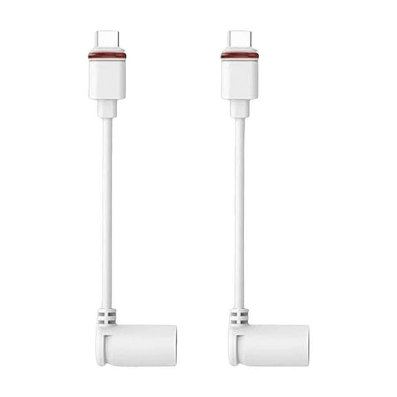 COOLHOOD Type C Adapters Cable for Solars Panel and Security Cameras High Speeds Charging Durability Coppers Cores