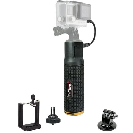 Vidpro PG-6 6000mAh Battery Hand Grip Monopod for GoPro & Smartphones with adapter for GoPro Cameras