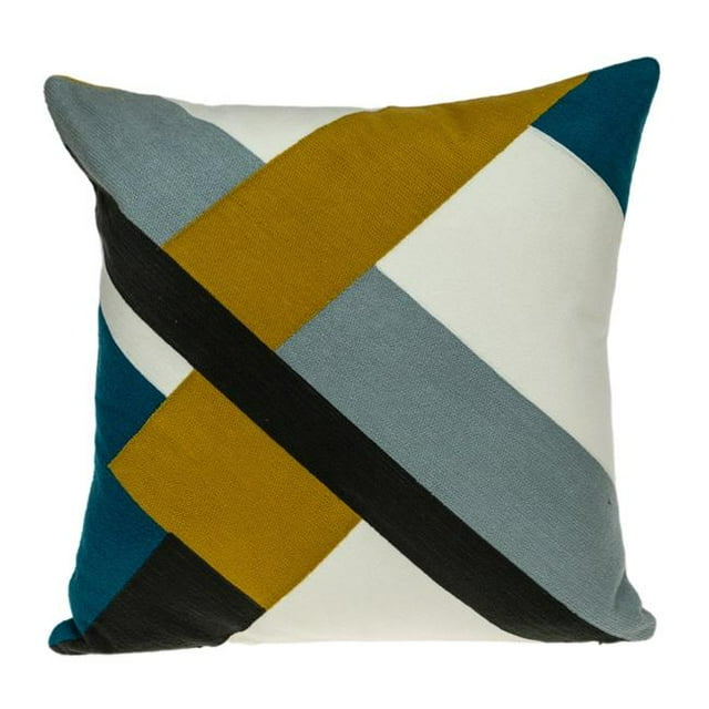 Parkland Collection PILH21092P Lumen Contemporary Multi-color-color Pillow Cover with Poly Insert