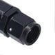 thumbnail image 2 of Adaptador de extremo de manguera de línea de aceite y gas de aluminio AN6 6AN AN6, conector giratorio recto negro, 2 of 2