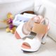 thumbnail image 5 of Sandalias de verano para mujer de tacón alto con suela de tendón de ternera natural transpirable de charol talla 35-43 Wmkox8yii shjk7915, 5 of 9
